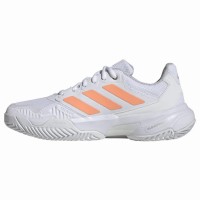Adidas CourtJam Control 3 Scarpe da donna bianche arancioni