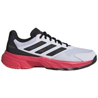 Adidas CourtJam Control 3 Bianco Nero Rosso Sneakers  Offerta + Economico
