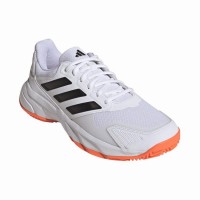 Adidas CourtJam Control 3 Scarpe Clay Bianco Arancione Nero
