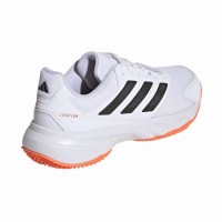 Adidas CourtJam Control 3 Scarpe Clay Bianco Arancione Nero