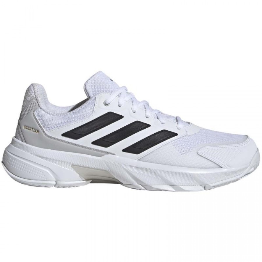 Adidas CourtJam Control Bianca Nero Grigio Scarpe
