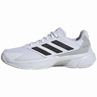 Adidas CourtJam Control Bianca Nero Grigio Scarpe