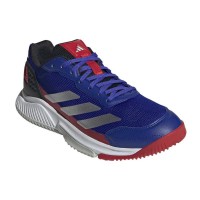 Adidas Courtquick Padel Blu Argento Rosso Sneakers