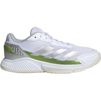 Adidas Courtquick Padel Bianco Argento Verde Sneakers Donna  Offerta + Economico