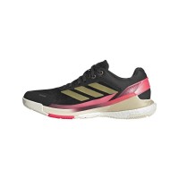 Adidas Crazyquick Boost Padel Black Gold Rose Sneakers