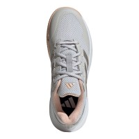 Adidas Gamecourt 2.0 Metallic Grey Coral Sneakers Donna