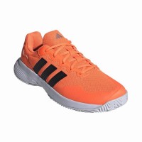 Sneakers arancioni Adidas GameCourt 2