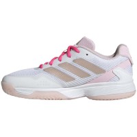 Adidas Ubersonic Bianco Argento Rosa Junior Sneakers