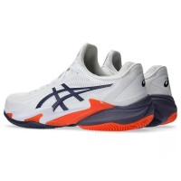 Sneakers Asics Court FF 3 Clay Bianco Grigio Arancio  Offerta + Economico
