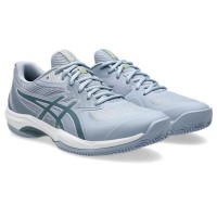 Asics Game FF Clay Grigio Blu Verde Scarpe Acciaio, Scarpe Scarpe Acciaiole