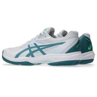 Asics Game FF Padel Scarpe Bianca Verde Chiaro