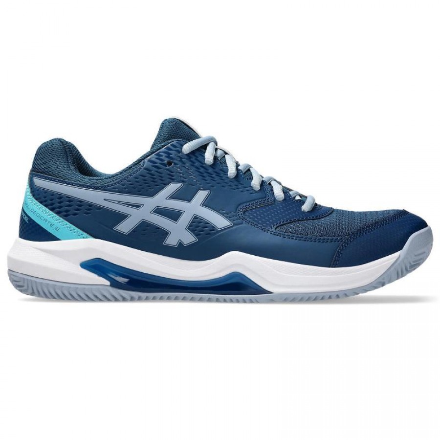 Scarpe da ginnastica Asics Gel Dedicate 8 Padel Blu Mako Grigio