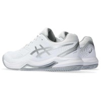 Sneakers Asics Gel Dedicate 8 Padel Bianco Grigio Donna  Offerta + Economico