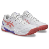 Asics Gel Dedicate 8 Padel White Pink Sneakers da donna