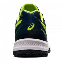 Scarpe Asics Gel Padel Pro 5 Blu Verde Francese Hazard