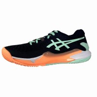 Scarpe Asics Gel Resolution 9 Padel Nero Menta Donna  Offerta + Economico