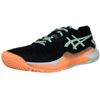 Scarpe Asics Gel Resolution 9 Padel Nero Menta Donna  Offerta + Economico