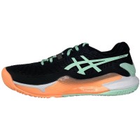 Scarpe Asics Gel Resolution 9 Padel Nero Menta Donna  Offerta + Economico