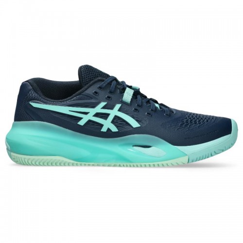 Scarpe da ginnastica Asics Gel Resolution X Clay Blu Scuro alla Menta