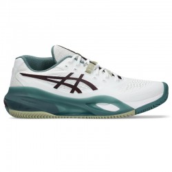 Asics Gel Resolution X Clay Dark Garnet White Sneakers