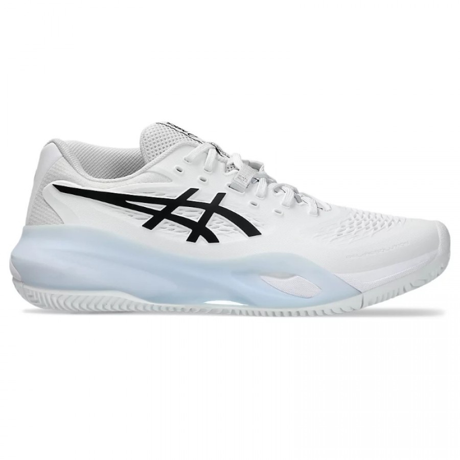 Scarpe da ginnastica Asics Gel Resolution X Clay bianche nere  Offerta + Economico