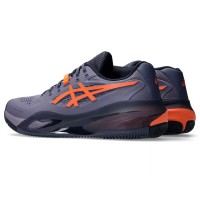Sneakers Asics Gel Resolution X Clay Grigio Viola Arancione  Offerta + Economico