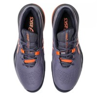 Sneakers Asics Gel Resolution X Clay Grigio Viola Arancione  Offerta + Economico