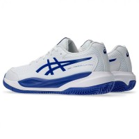 Asics Gel Resolution X Clay GS Bianco Blu Cobalto Junior Sneakers  Offerta + Economico