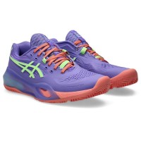 Asics Gel Resolution X Padel Purple Green Sneakers da donna