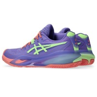 Asics Gel Resolution X Padel Purple Green Sneakers da donna