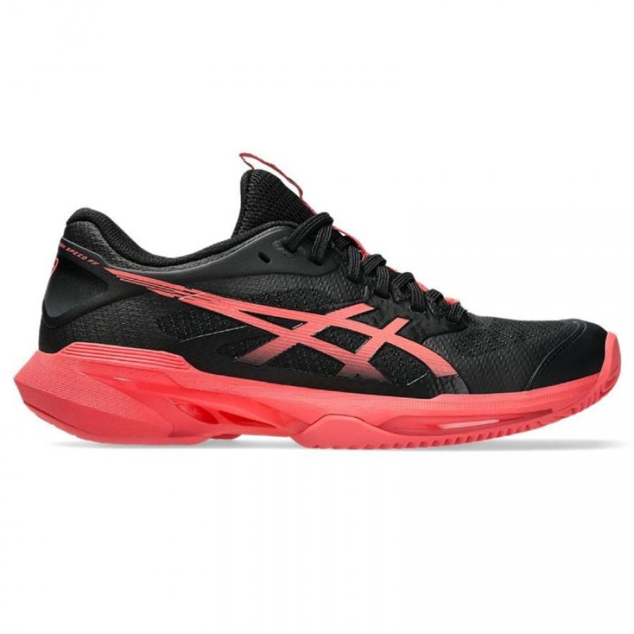 Asics Solution Speed FF 4 Clay Black Red Sneakers femminili