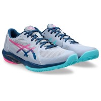 Scarpe da ginnastica Asics Solution Swift FF 2 Padel Grigio Blu Mako