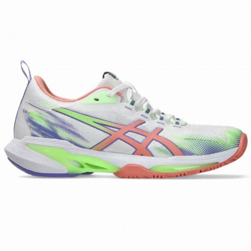 Scarpe da donna Asics Sonicsmash FF White Pink