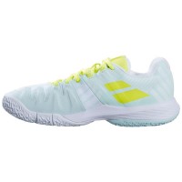 Scarpe Babolat Sensa Blu Giallo Fluo Donna  Offerta + Economico