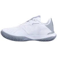 Scarpe Babolat SFX EVO Bianco Grigio Donna - TERRA BATTUTA  Offerta + Economico