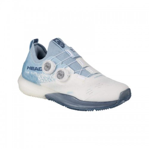 Head Motion Pro BOA Padel Scarpe Bianco Blu da Donna