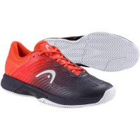 Head Revolt Pro 4.5 Clay Blu Scuro Rosso Sneakers