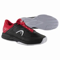 Head Revolt Pro 4.5 Nero Rosso Scarpe - TERRA BATTUTA  Offerta + Economico