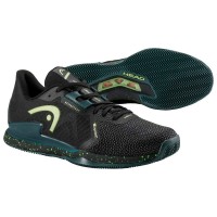 Head Sprint Pro 3.5 SF Nero Foresta Verde Terra Battuta Scarpe  Offerta + Economico