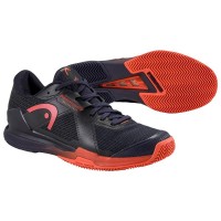 Head Sprint Pro 4.0 Clay Blu Scuro Rosso Sneakers  Offerta + Economico
