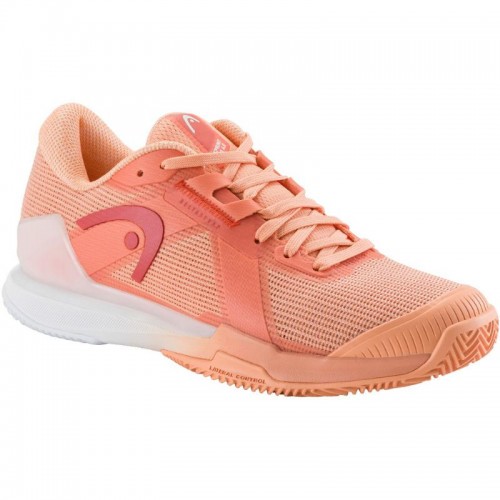 Head Sprint Pro 4.0 Clay Coral White Sneakers Donna