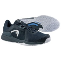 Scarpe Head Sprint Team 3.5 Mirtillo Bianca - TERRA BATTUTA  Offerta + Economico