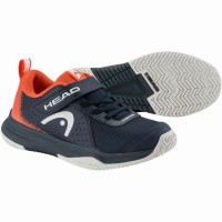 Head Sprint Velcro 4.0 Blu Scuro Rosso Junior Sneakers