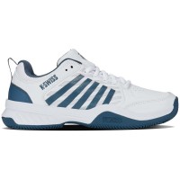 Kswiss Court Express 2 Scarpe Clay White Blue