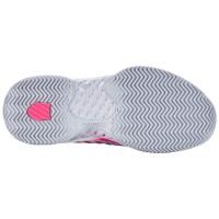 Zapatillas Kswiss Express Light 3 HB Padel Gris Blanco Rosa Neon Mujer  Offerta + Economico