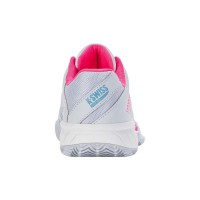 Zapatillas Kswiss Express Light 3 HB Padel Gris Blanco Rosa Neon Mujer  Offerta + Economico
