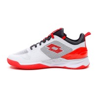 Lotto Mirage 200 Red White Sneakers PADELPOINT Lotto Mirage 200 Red White Sneakers
