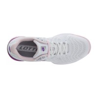 Lotto Spazio 400 Clay Blanco Purpura Sneakers