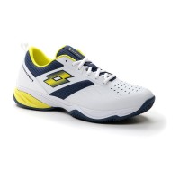 Sneakers Lotto Superrapida 400 IV Bianco Giallo Blu Acido Denim  Offerta + Economico