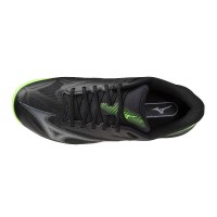 Mizuno Wave Exceed Court Padel Scarpe Nere Verdi